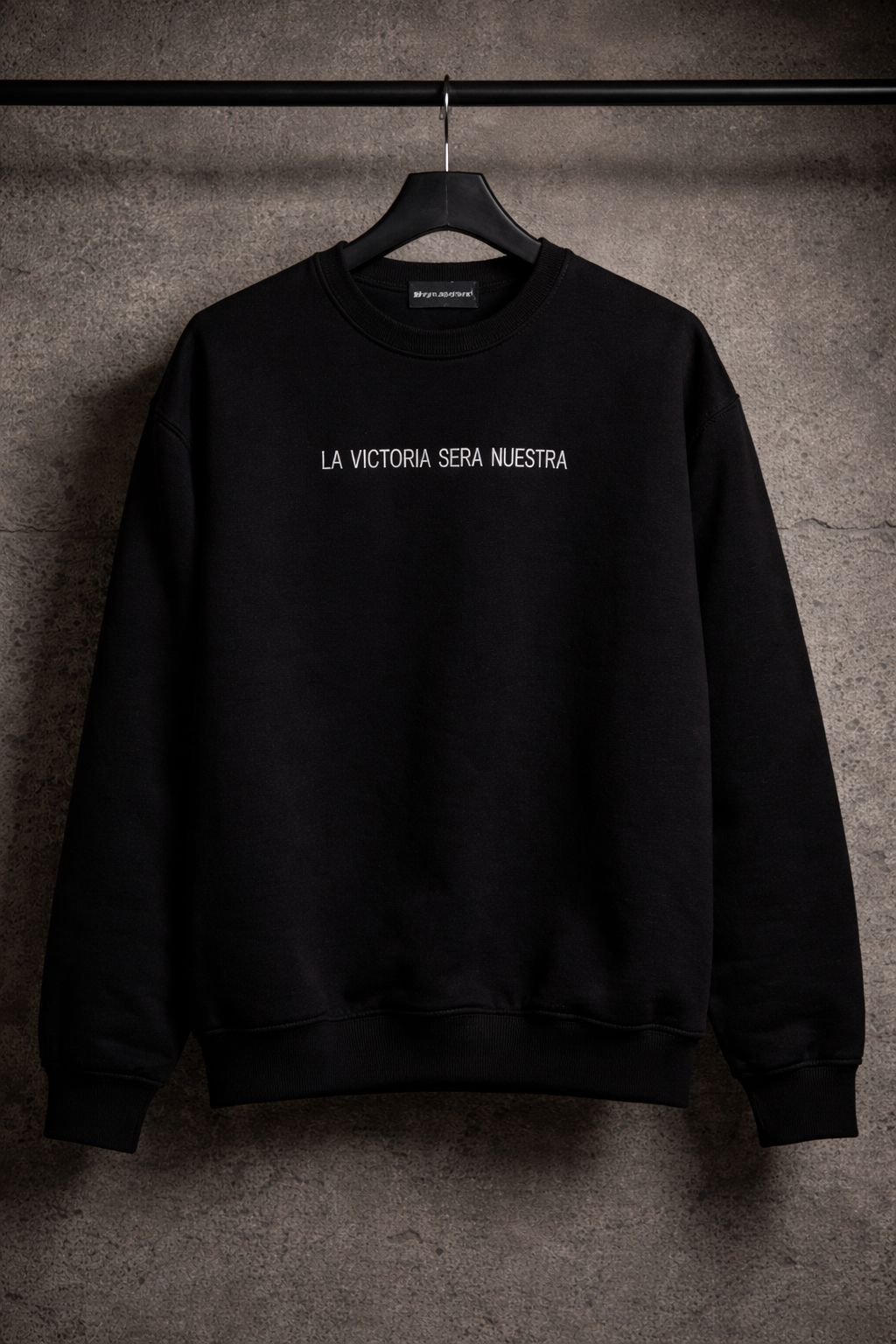 Spanish Quote Embroidered Sweatshirt